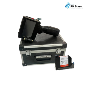 12.7 mm handheld tij printer with black solvent cartridge